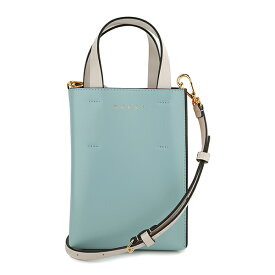 【P5倍4/20限定★さらに最大5000円クーポン対象】マルニ ショルダーバッグ MARNI ミュゼオ SHMP0050Y0 LV639 ZO304 レディース ライトブルー オレンジ