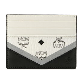 【10%OFF★楽天スーパーSALE対象】エムシーエム カードケース MCM ヴィセトス MXA 9SCV01 BK001 ユニセックス ホワイト 白