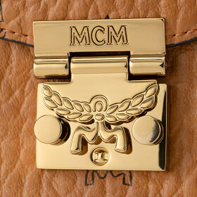MMC shoulder bag MCMMYL8APA17CO001 Bag Visetos VISETOSPATRICIACROSSBODYWALLET Ladies COGNAC (Cognac) Brown Christmas Chain Crossbody Elegant [Free Shipping]