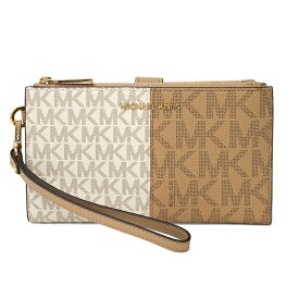 【30%OFF★楽天スーパーSALE対象】マイケルコース 2つ折り財布 MICHAEL KORS アデル 32S2GJ6W4I 170 レディース ベージュ系 ホワイト 白