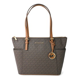 【max5000円引きクーポン4/2 14:00まで】マイケルコース トートバッグ MICHAEL KORS ジェットセット 30S0GTTT1B 252 レディース ブラウン 茶