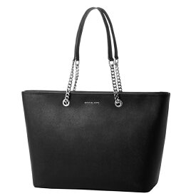 【P5倍4/20限定★さらに最大5000円クーポン対象】マイケルコース トートバッグ MICHAEL KORS マイケル・マイケル・コース 30T6SJ8T2L 001 レディース ブラック 黒