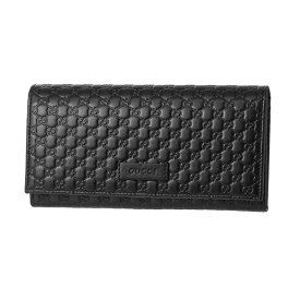 【最大5,000円OFFクーポン対象】グッチ 長財布 GUCCI マイクロ グッチ シマ 449396 BMJ1G 1000 ユニセックス ブラック 黒 アウトレット