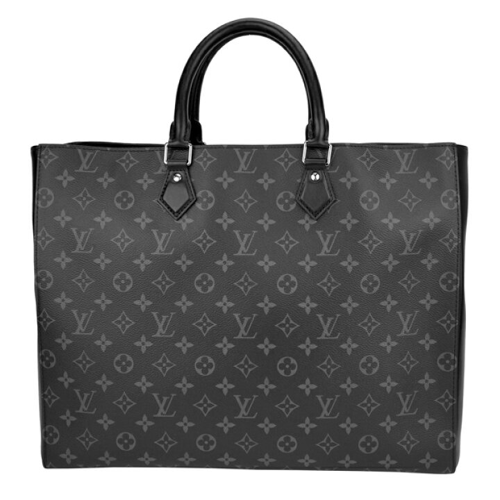 楽天市場 最大3000円offクーポン 6 13 月 まで ルイヴィトン トートバッグ モノグラム エクリプス L M メンズ グレー 送料無料 ブランドストリートリング