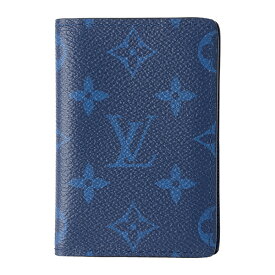 ルイヴィトン カードケース Louis Vuitton タイガラマ オーガナイザー・ドゥ ポッシュ M30301 メンズ ブルー 青
