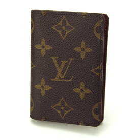 【最大5000円クーポン対象4/23まで】ルイヴィトン カードケース Louis Vuitton モノグラム オーガナイザー・ドゥポッシュ M60502 メンズ ダークブラウン