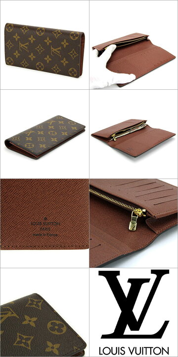 楽天市場】ルイヴィトン 長財布 Louis Vuitton モノグラム ポルト クレ 