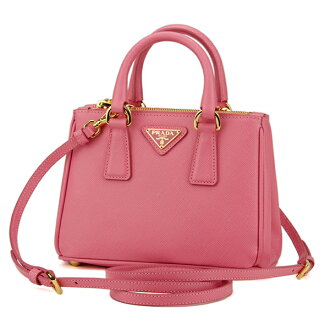 Prada Handbag Bn2842 Nzv F0410 バッグサフィアーノルクス Saffiano Lux Lady S Geranio ジェラーニオ Pink