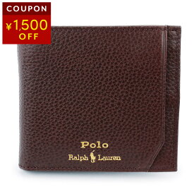 ポロ ラルフローレン 2つ折り財布 POLO RALPH LAUREN レザー 4.05963E+11 メンズ ブラウン 茶色【P5倍2/15限定!さらに1,500円OFF★決算クーポン】