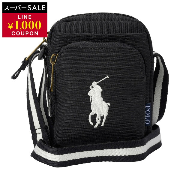 ポロ ラルフローレン ショルダーバッグ POLO RALPH LAUREN ビッグポニー 9AR011 G9O ユニセックス ブラック 黒