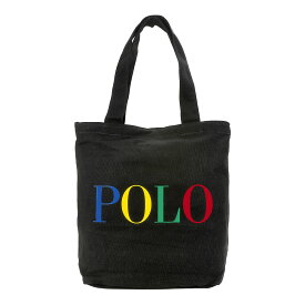 【P5倍5/25限定さらに最大5,000円OFFクーポン】ポロ ラルフローレン トートバッグ POLO RALPH LAUREN ポロ ロゴ 9AR020 G9O ユニセックス ブラック 黒