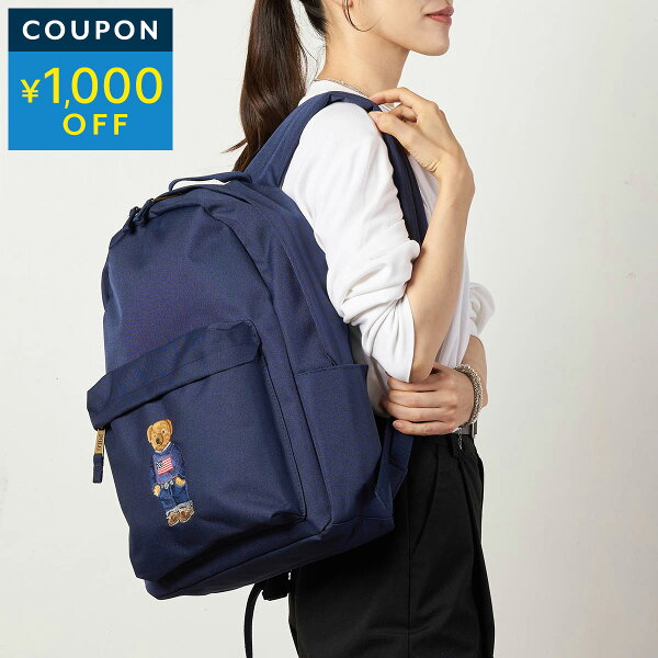 ポロ ラルフローレン リュック POLO RALPH LAUREN ポロベアー 9AR027 BCV ユニセックス ネイビー 紺【1万円以上で1,000円OFF★最大5,000円OFFクーポン配布中】