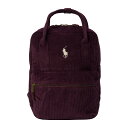 【P5倍7/15限定★さらに最大5,000円OFFクーポン配布中】ポロ ラルフローレン リュックサック POLO RALPH LAUREN コーデュロイ 9AR100 R8K ユニセックス ワインレッド 赤