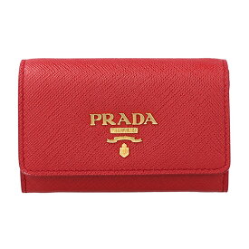 【最大5000円クーポン対象4/26まで】プラダ カードケース PRADA サフィアーノ メタル 1MH027 QWA F068Z レディース レッド 赤