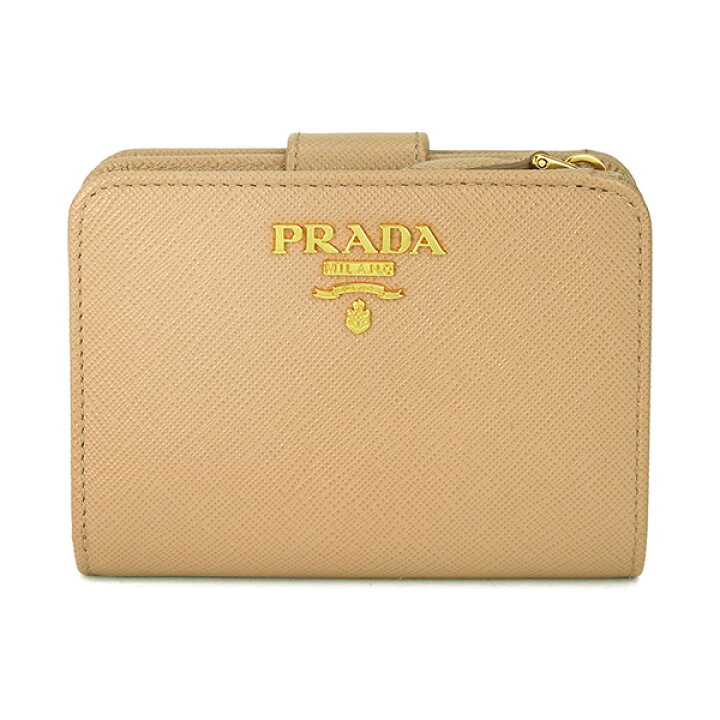 楽天市場】プラダ 2つ折り財布 PRADA サフィアーノ メタル 1ML018 QWA 