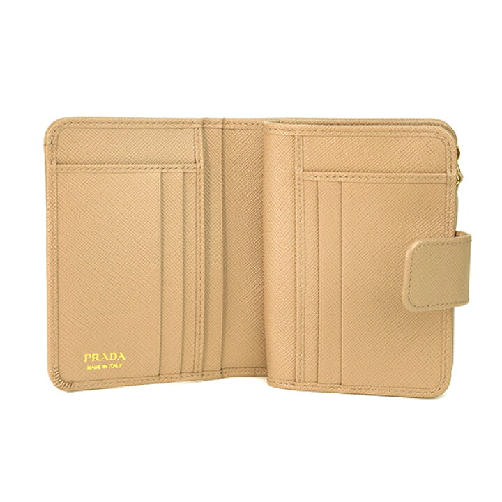 楽天市場】プラダ 2つ折り財布 PRADA サフィアーノ メタル 1ML018 QWA  