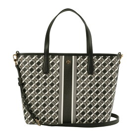 【max5000円引きクーポン4/2 14:00まで】トリーバーチ トートバッグ TORY BURCH ジオ ロゴ 89763 895 レディース ブラック系 黒