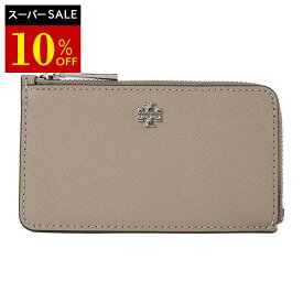 【最大5,000円OFFクーポン配布中】トリーバーチ カードケース TORY BURCH エマーソン 80903 082 レディース グレージュ