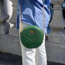【1,000円OFFクーポン対象】トリーバーチ ショルダーバッグ TORY BURCH キラ シェブロン 80975 381 レディース グリーン