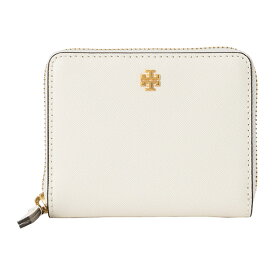 【GWスペシャル★最大10,000円OFFクーポンあり】トリーバーチ 2つ折り財布 TORY BURCH エマーソン 136098 104 レディース オフホワイト 白