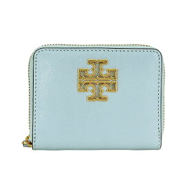 【最大5000円クーポン対象4/19まで】トリーバーチ 2つ折り財布 TORY BURCH ブリテン 139266 409 レディース ライトブルー 水色