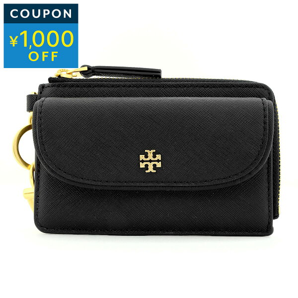 トリーバーチ カードケース TORY BURCH エマーソン 144673 001 レディース ブラック 黒【1万円以上で1,000円OFF★最大5,000円OFFクーポン配布中】