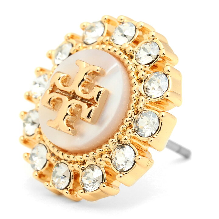 楽天市場】トリーバーチ ピアス TORY BURCH エナメル ロゴピアス 87083 