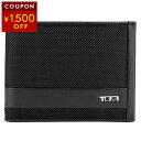 トゥミ 2つ折り財布 TUMI アルファ 01192230D2/ 1356151041 メンズ ブラック 黒【1,500円OFF★決算クーポン】