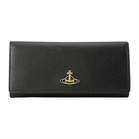 【1万円で1500円OFF★最大3万円OFFクーポン】ヴィヴィアン ウエストウッド 長財布 Vivienne Westwood グレインレザー 51120005 L001J N403 ユニセックス ブラック 黒