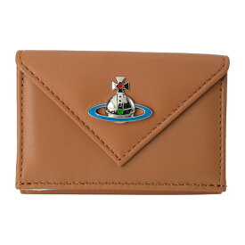 【最大5,000円OFFクーポン配布中】ヴィヴィアン ウエストウッド 3つ折り財布 Vivienne Westwood ナッパ 51150009 L001L D411 ユニセックス ブラウン 茶