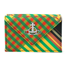 【最大5,000円OFFクーポン配布中】ヴィヴィアン ウエストウッド 3つ折り財布 Vivienne Westwood タータンプリント 51150009U L0074 O102 レディース マルチカラー