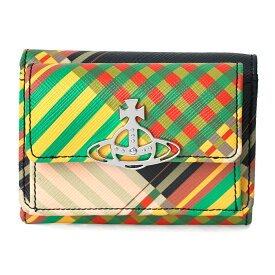 【最大5,000円OFFクーポン配布中】ヴィヴィアン ウエストウッド 3つ折り財布 Vivienne Westwood タータンプリント 52010013U L0074 O102 レディース マルチカラー
