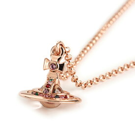 【最大5,000円OFFクーポン配布中】ヴィヴィアン ウエストウッド ネックレス Vivienne Westwood ニュー プチ オーブ 63020098 02G002 CN レディース ピンクゴールド