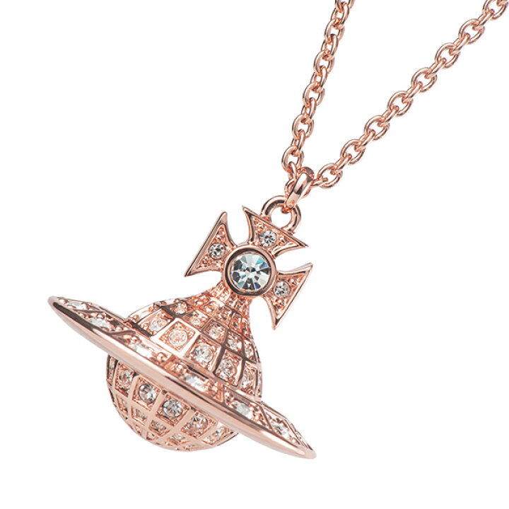 楽天市場 最大3000円offクーポン 4 22 木 14 00まで ヴィヴィアン ウエストウッド ネックレス Vivienne Westwood 6300 G112 アクセサリー ミニー Minnie Orb Pendant レディース Pink Gold ピンクゴールド ピンク ゴールド 送料無料 ブランドストリート