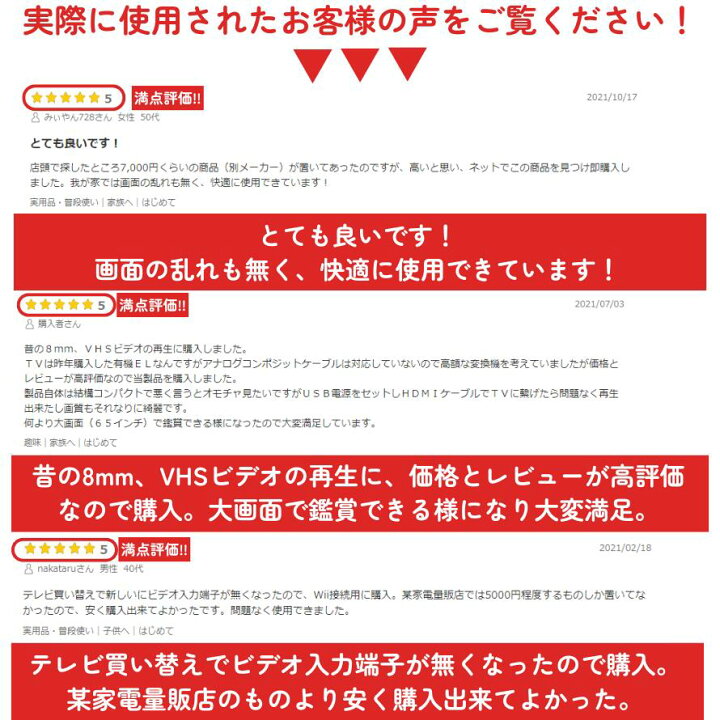 楽天市場】アナログ (コンポジット) to HDMI 変換 アダプター 
