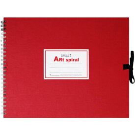 マルマン スケッチブック F3 アートスパイラル 画用紙 厚口 レッド 24枚 S313-01 - 送料無料※800円以上 メール便発送