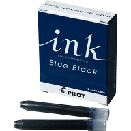パイロット 万年筆用カートリッジインキ 12本入 ブルーブラック IRF-12S-BB - 送料無料※800円以上 メー…
