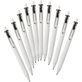 まとめ買い 10本セット 三菱鉛筆 ゲルインクボールペン uni-ball one ユニボール ワン 0.38mm 黒 UMNS38.24_SET10 - 送料無料※800円以上 メール便発送