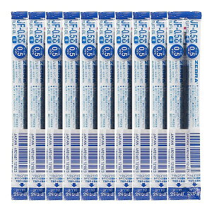 �܂Ƃߔ��� �[�u�� �W�F���{�[���y���֐c JF-0.5�c 0.5mm �u���[ RJF5-BL 10�Z�b�g RJF5-BL_SET10 - ����������800�~�ȏ� ���[���֔���