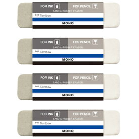 【まとめ買い】 4個セット トンボ鉛筆 モノ砂ラバー消しゴム インク 鉛筆 消す ES-510B_SET4 - 送料無料※800円以上 メール便発送