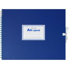 マルマン スケッチブック F3 アートスパイラル 画用紙 厚口 ブルー 24枚 S313-02 - 送料無料※800円以上 メール便発送
