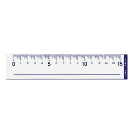 コクヨ 直線定規 メモリサイズ15cm [] CL-R15 - 送料無料※800円以上 メール便発送