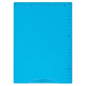 コクヨ まなびすと 下敷き B5 定規機能 簡易クリップ 付 ブルー GY-GCG100B - 送料無料※800円以上 メール便発送