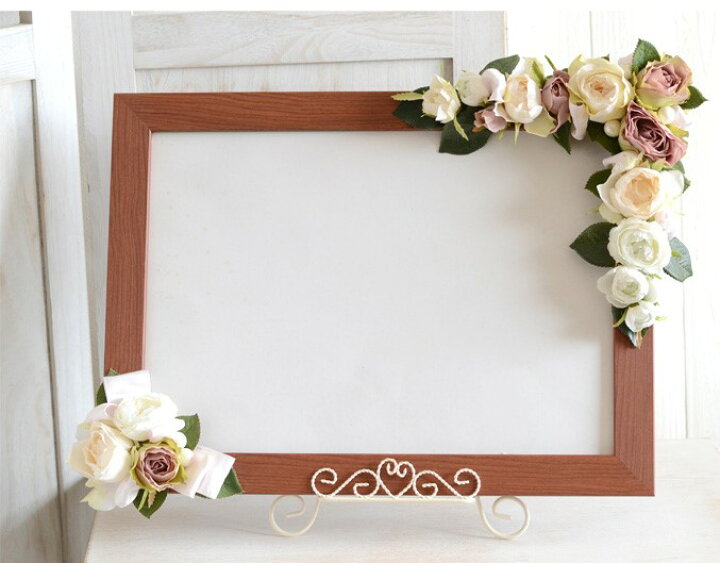 楽天市場 値下げ クラシウェルカムボードキット 材料 クラッシックローズ ベージュ ウェルカムボードa3サイズ ウェルカムボード手作りキット ウェディング ウェルカムボード ブライダル 光触媒 かわいい 大人 ハンドメイド 結婚式 誕生日 ギフト アトリエブルージュ