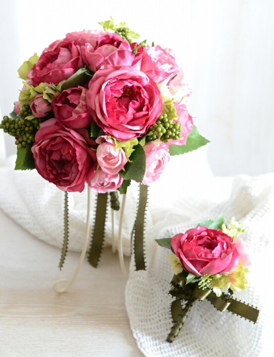 533332円 購入 カイ様ご検討用 ピンクのバラのブートニア お花イメージ