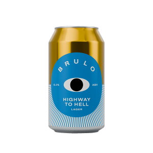 BRULOiu[j Highway To Hell Lager 0.0% 330ml mAR[ Ntgr[ xM[Y B[K KA