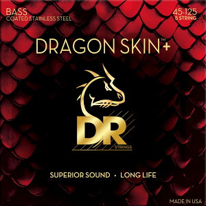 ynewzDR STRINGS / DRAGON SKIN+ Stainless for 5st Bass DBS5-45 MEDIUM (45-125) yGIBlz