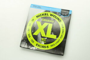 D'Addario EXL165-5 Nickel Wound Bass Light Top Medium Bottom 45-135【横浜店】 【ダダリオ】【弦】【ベース弦】