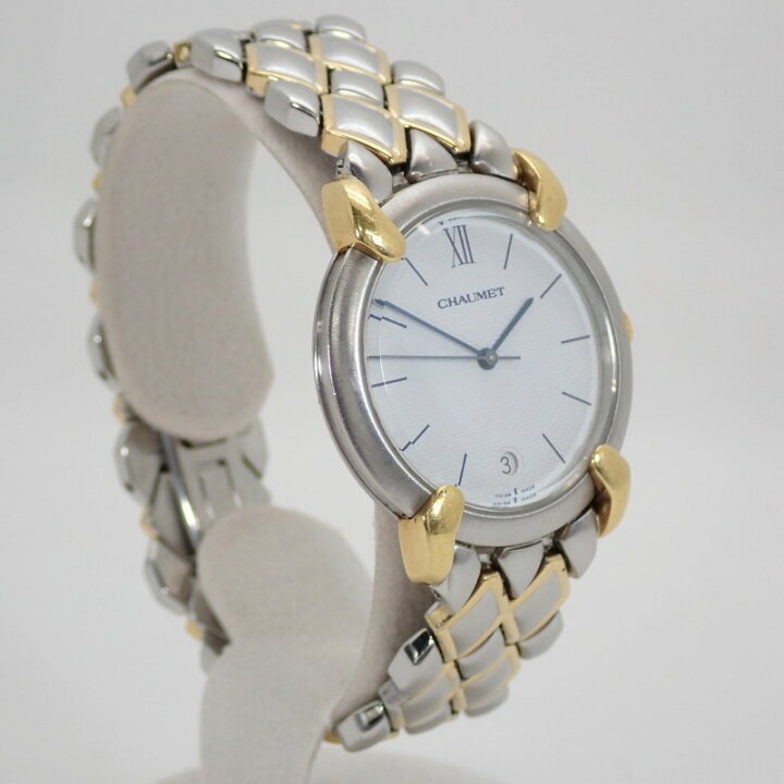 楽天市場】ショーメ【CHAUMET】SS/GPグリフィスメンズクォーツ腕時計  