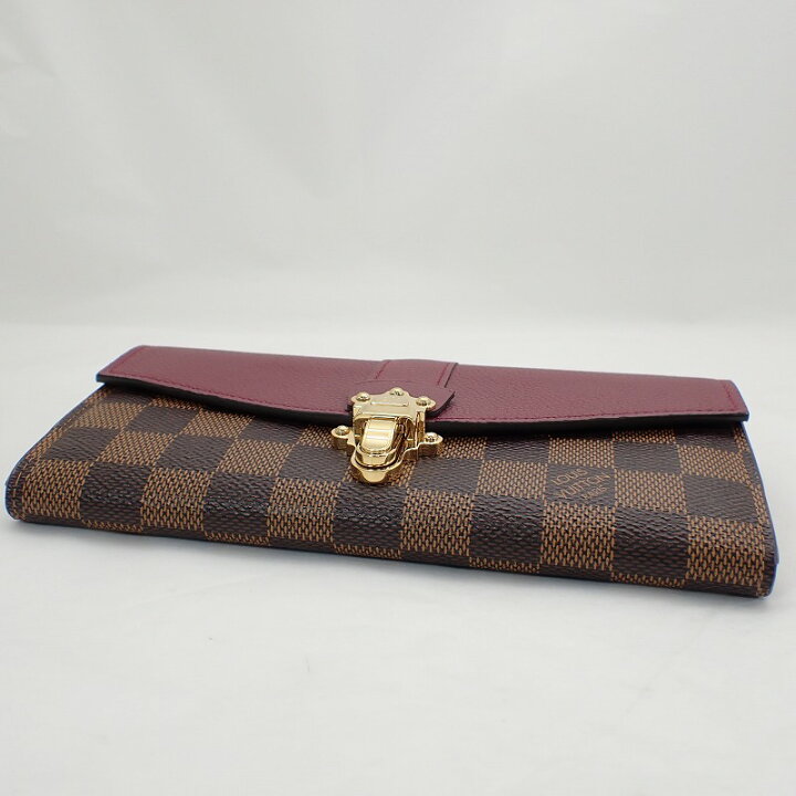 楽天市場】ルイ・ヴィトンダミエポルトフォイユ・クランプトン二つ折り  